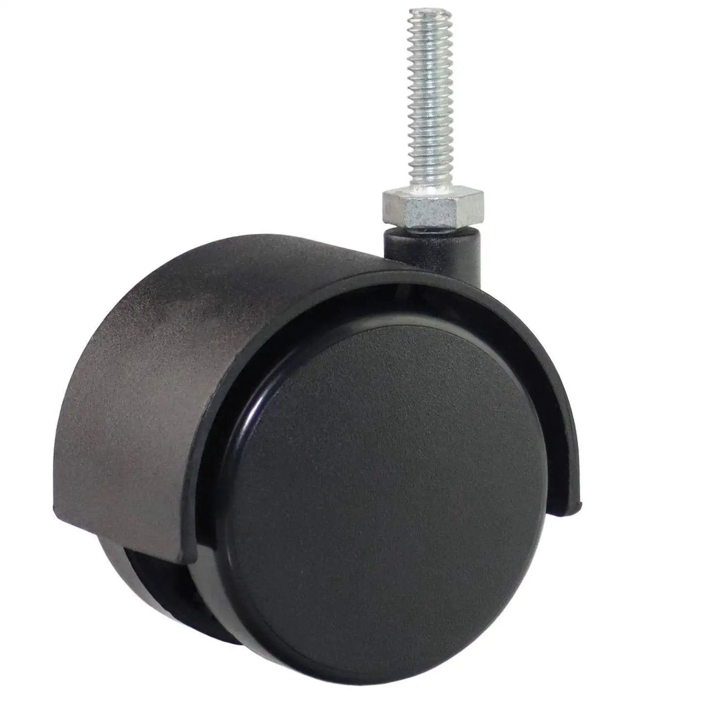 2 Inch Shelving Caster Swivel Stem Wheel With 1/4-20 Thread Stem For Small Shelves And Furniture Pack Of 4 No Brakes