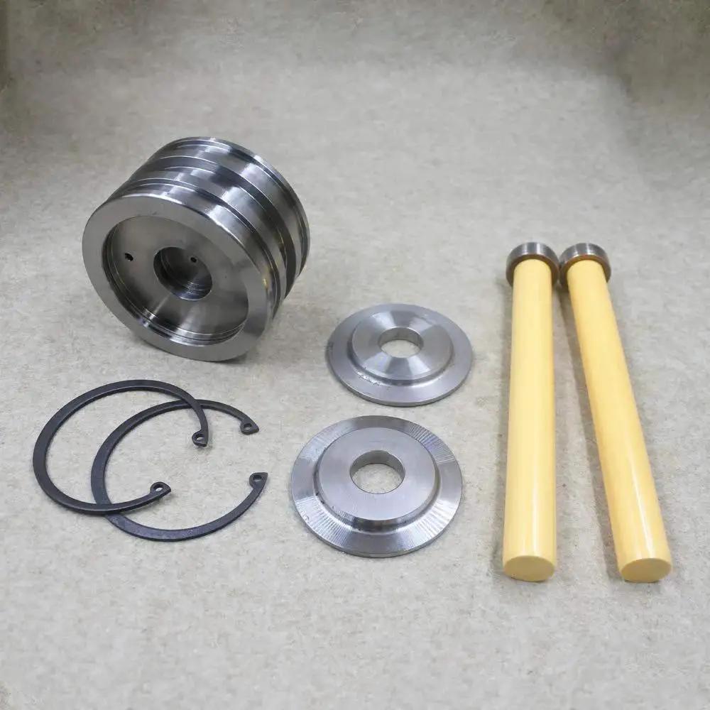 Waterjet Piston Assembly Spare Parts For 60k ESL Intensifier Pump Includes Ceramic Plungers 010253-1 Plunger Retainers