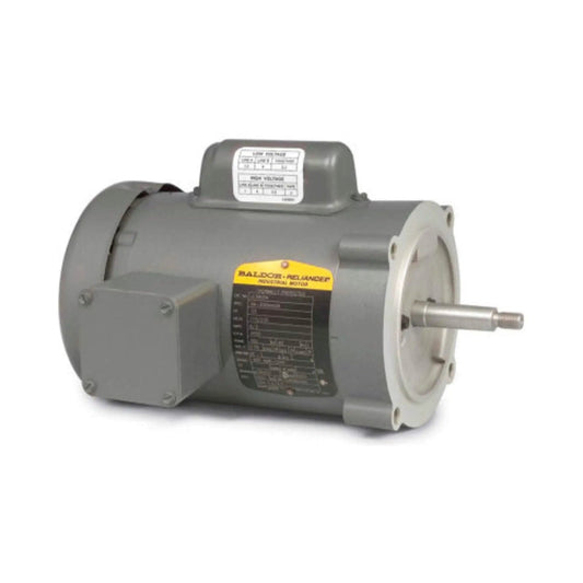 One Unit 0.75 HP Single-Phase Electric Motor 3,450 RPM 60 Hz 56J Frame 3424L Foot-Mount F1 TEFC Industrial AC