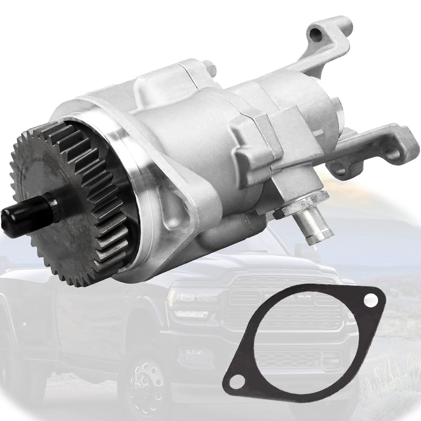 Beefy Gear Driven Mechanical Vacuum Pump 904-810 for Dodge Ram 2500 and 3500 5.9L Cummins Diesel Fits 1994-2002 Trucks