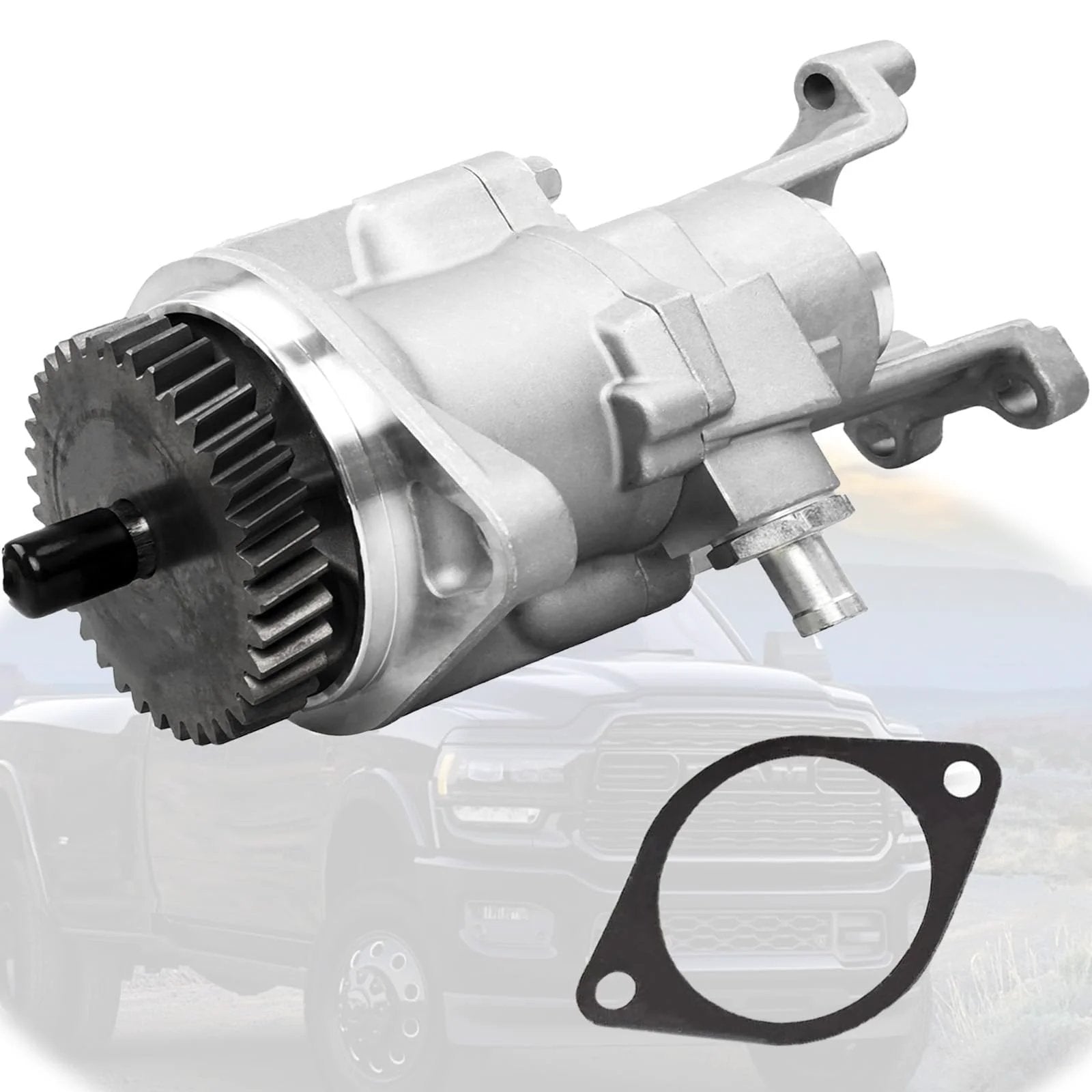 Beefy Gear Driven Mechanical Vacuum Pump 904-810 for Dodge Ram 2500 and 3500 5.9L Cummins Diesel Fits 1994-2002 Trucks