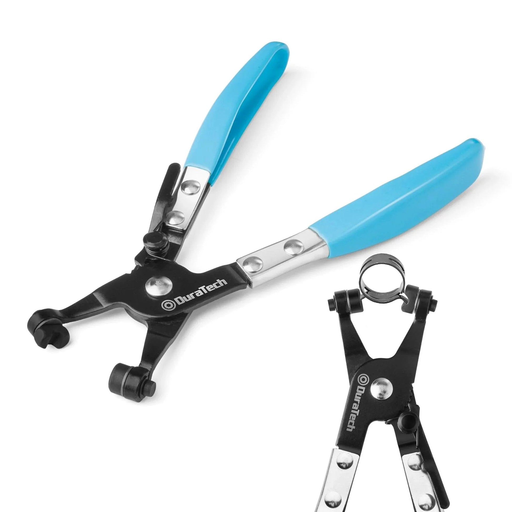Hose Clamp Pliers With Swivel Flat Band For Automotive Repair Multi Angle Flexible Jaws With Rotating Tip Featured