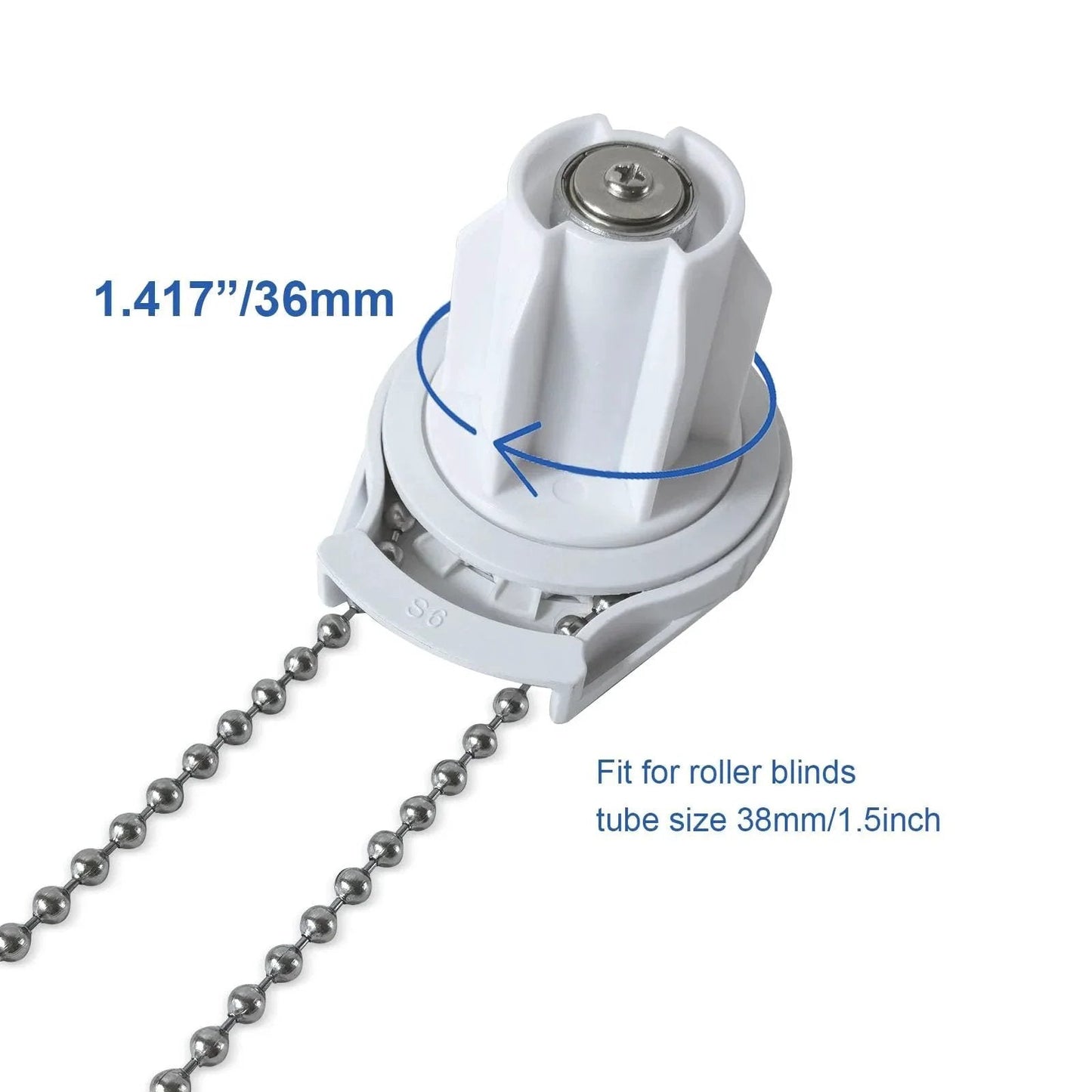 Replacement Roller Shade Clutch Kit For One And Half Inch Tube 38mm with metal core clutch and bead chain