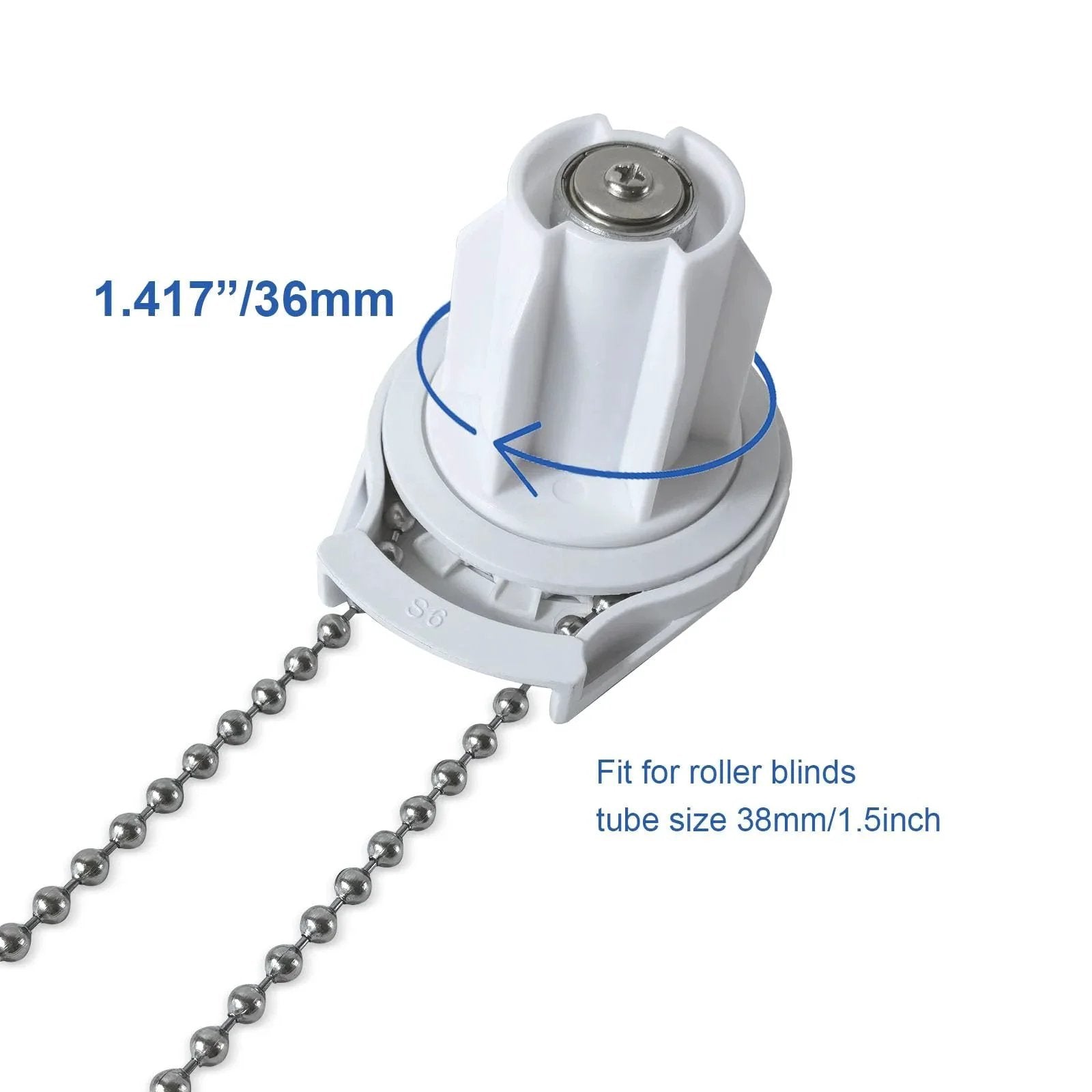 Replacement Roller Shade Clutch Kit For One And Half Inch Tube 38mm with metal core clutch and bead chain
