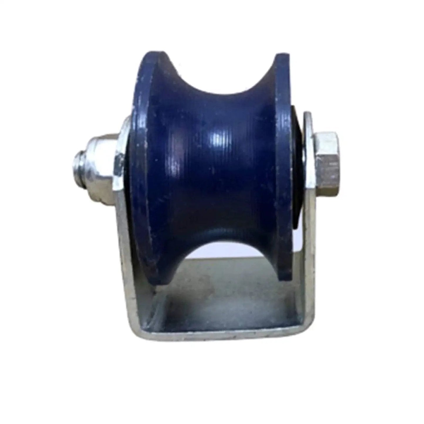 Heavy Duty U Groove Wheel For Barn Doors And Industrial Equipment Cast Iron Roller Wheel With Built In Double Bearings 70mm Diameter