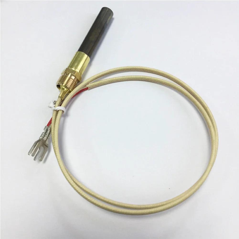 24 Inch Millivolt Replacement Thermopile For Gas Fireplace Water Heater And Gas Fryer Cluster Thermocouple 750Mv Rating 700 to 750 C