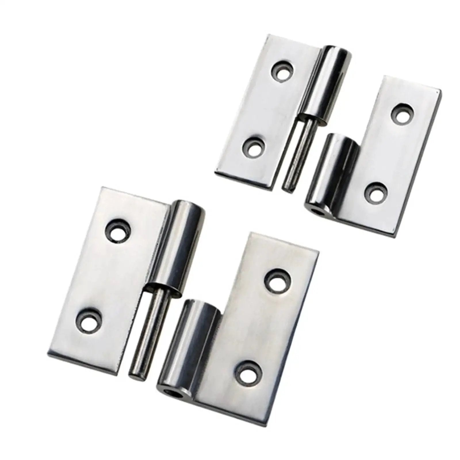 Heavy Duty Removable Hinges For Industrial Machinery Accessories With Thick Hinges And High Load Bearing 304 Stainless Steel Construction 75x75