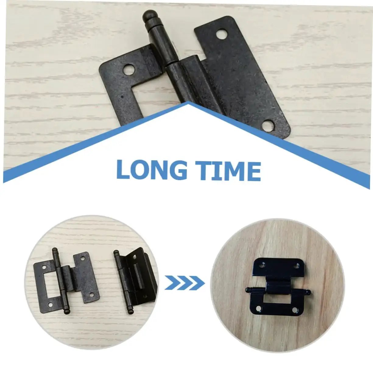 Durable Iron Kitchen Cabinet Door Hinges For Home Furniture Cupboards Self Closing Concealed Hinges With High Load Bearing Capacity