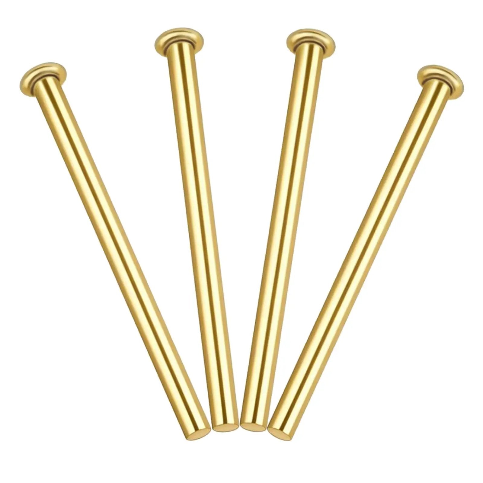 4 Pack 3.5 Inch Door Hinge Pins For Interior Wood Doors Replacement Hinges With Round Corner Design Durable Hinge Pins for DIY use