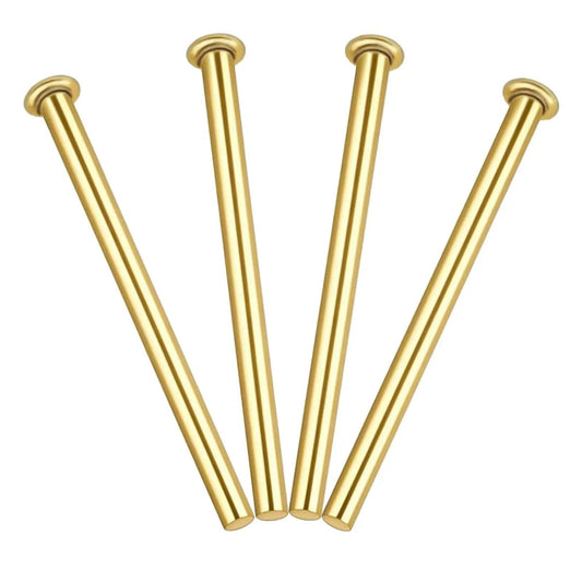4 Pack 3.5 Inch Door Hinge Pins For Interior Wood Doors Replacement Hinges With Round Corner Design Durable Hinge Pins for DIY use