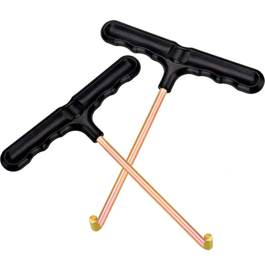 2 Pack Trampoline Spring Pull Tool With T Hook Universal Fit Easy Pull Design With Plastic Handle And Finger Grooves Durable Metal And Plastic Construction
