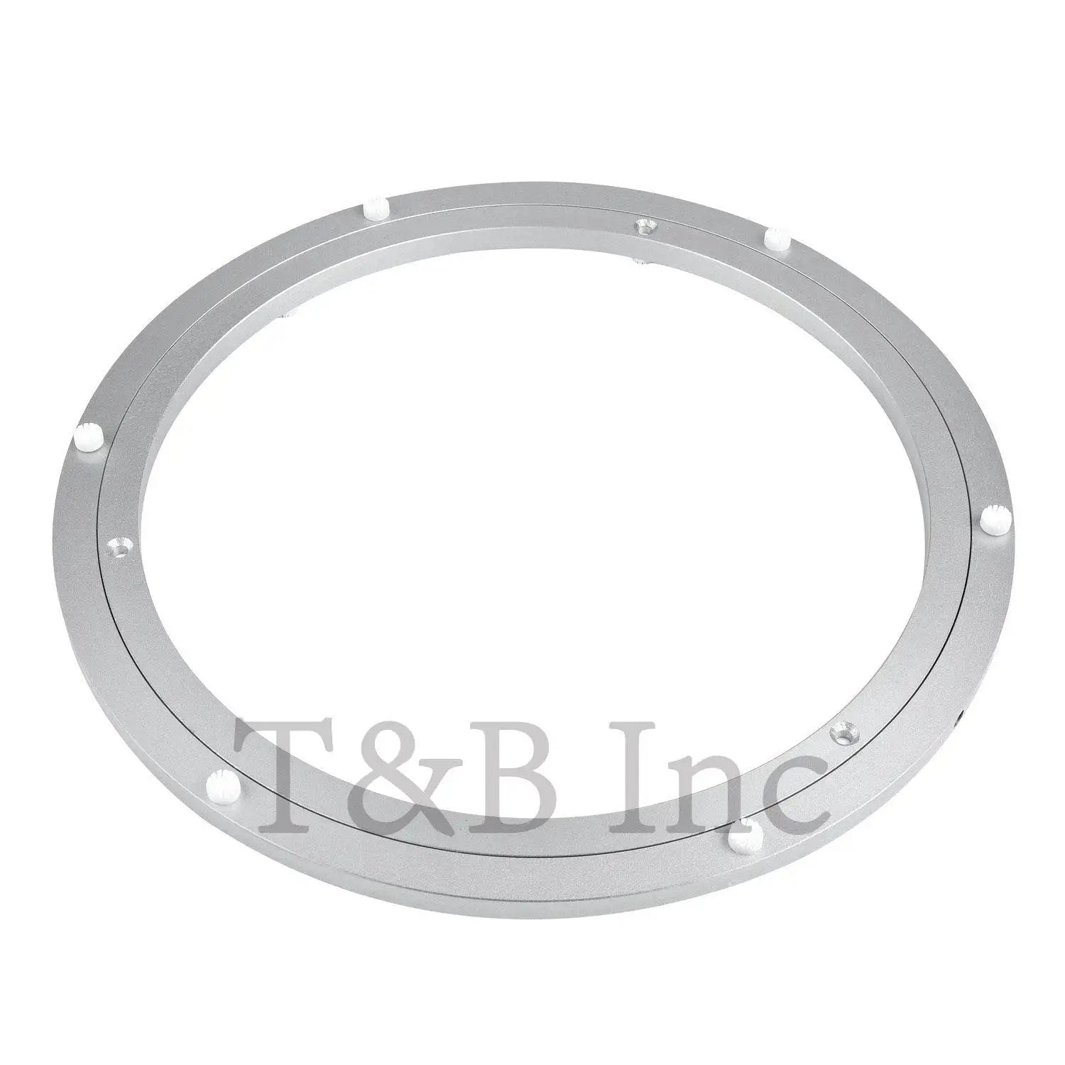 Heavy Duty 12 Inch Lazy Susan Bearing Kit With Metal Turntable Ring 300mm for cabinets and pantry, top view