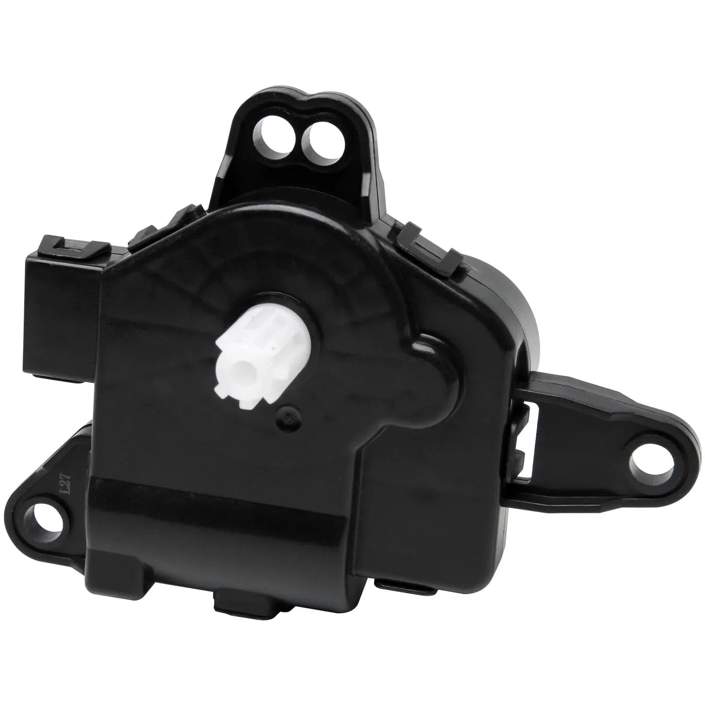 HVAC Mode Actuator Vent Control Left Main Replacement For Hyundai And Kia Vehicles Replaces 971573SAA0 Black Front View