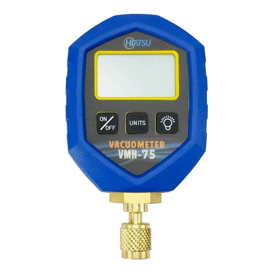 Pro Grade Digital Vacuum Gauge With Aluminum Case For HVAC And Refrigeration, Ultra Wide Range From 1 ATM To 0.1 Pa, VMH-75 Hiatsu