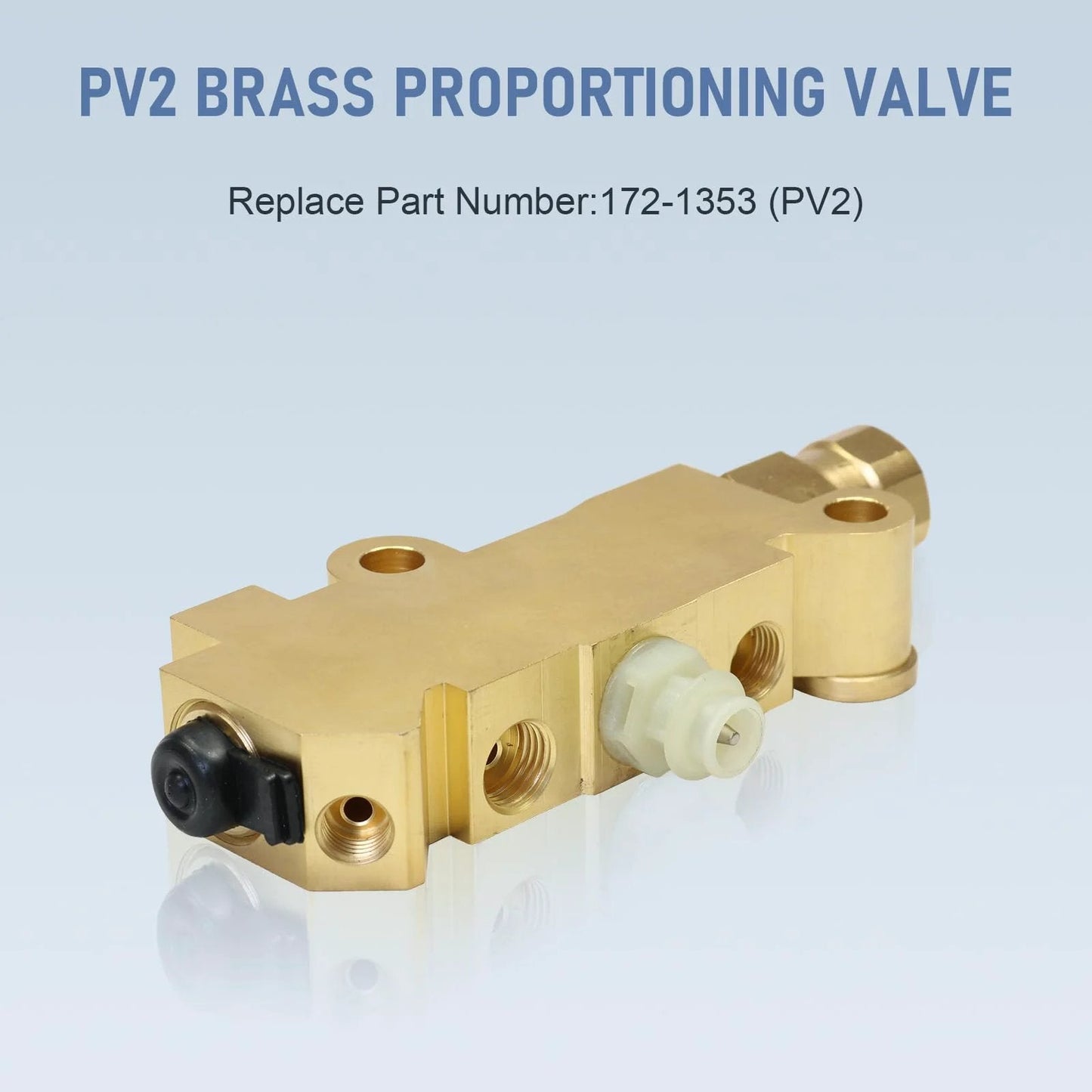 PV2 Brass Proportioning Valve For Disc Front Disc Rear Drum Brakes Beefed Up Replacement 172-1353 25509419 For GM Chevy Chevrolet Ford Classic Cars And Trucks