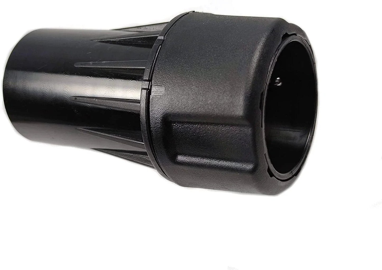 Universal No Fuss Quick Connector For Dust Extractors And Vacuum Hoses By DeWalt DWV9000 Fits 1-1/4 Inch Tools And Shrouds close-up view