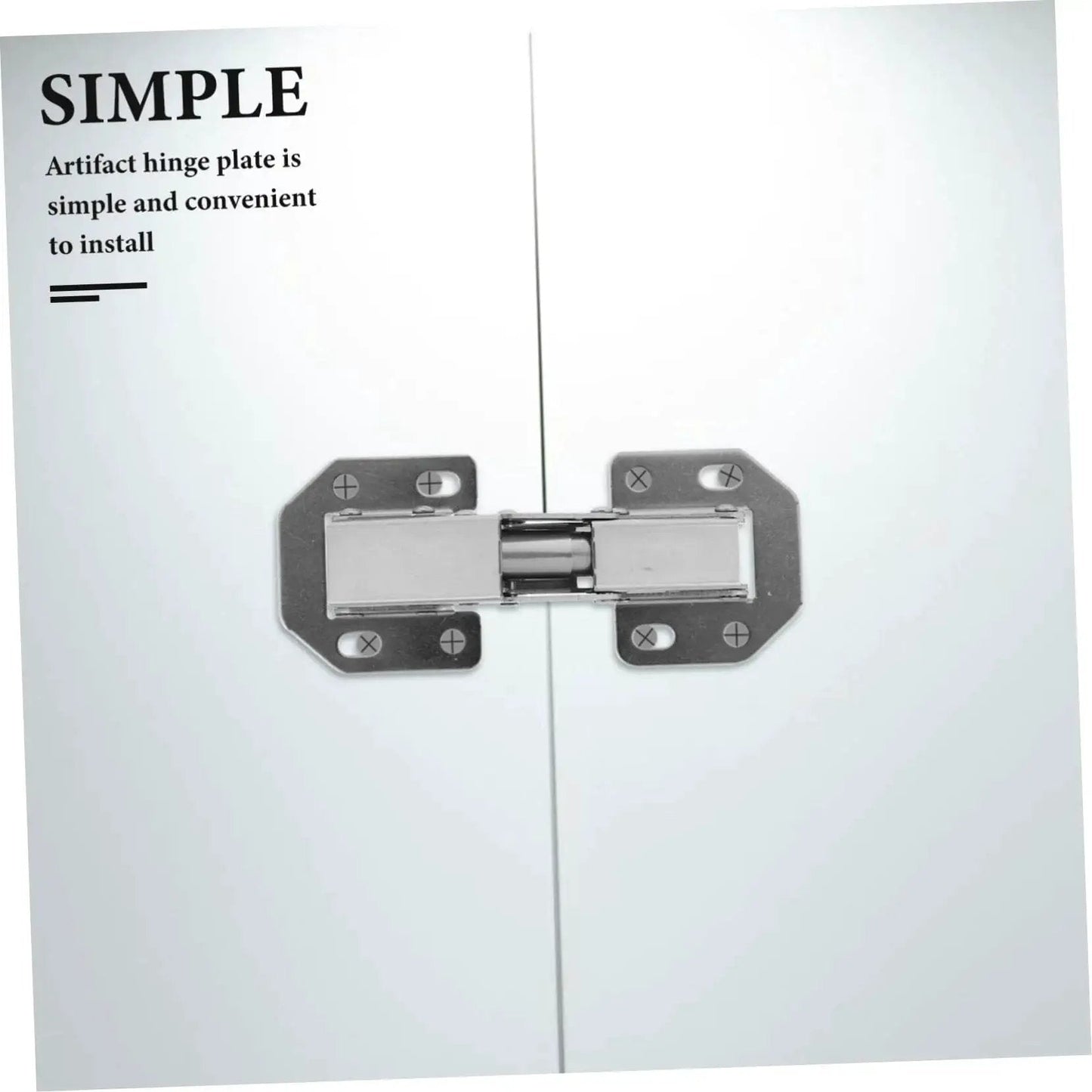 Wardrobe Hinge Repair Kit With High Load Bearing Capacity And Symmetrical Design For Kitchen Cabinet Doors Built To Last Heavy Duty Friction Hinges Durable Metal Parts Easy Installation With Included Tools Reinforced Hinge System installed view
