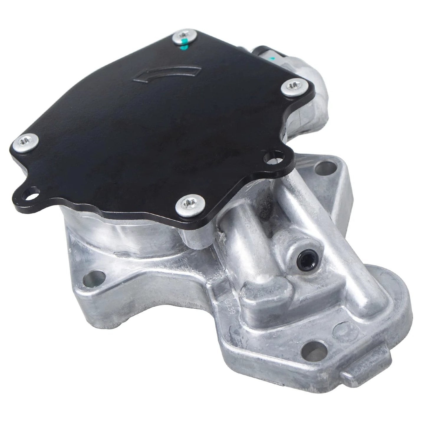 Brake Vacuum Pump For Chevy Malibu Blazer GMC Acadia Buick Envision Terrain ATS CTS 2013 2014 2015 2016 2017 2018 2019 2020 2021 2022 Direct Fit Replacement With Brand New OEM Approved Components, metallic component with black cover.