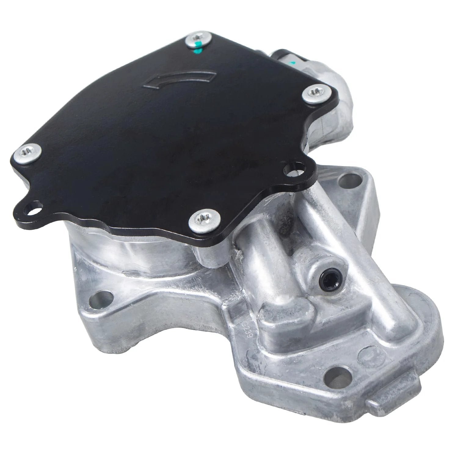 Brake Vacuum Pump For Chevy Malibu Blazer GMC Acadia Buick Envision Terrain ATS CTS 2013 2014 2015 2016 2017 2018 2019 2020 2021 2022 Direct Fit Replacement With Brand New OEM Approved Components, metallic component with black cover.