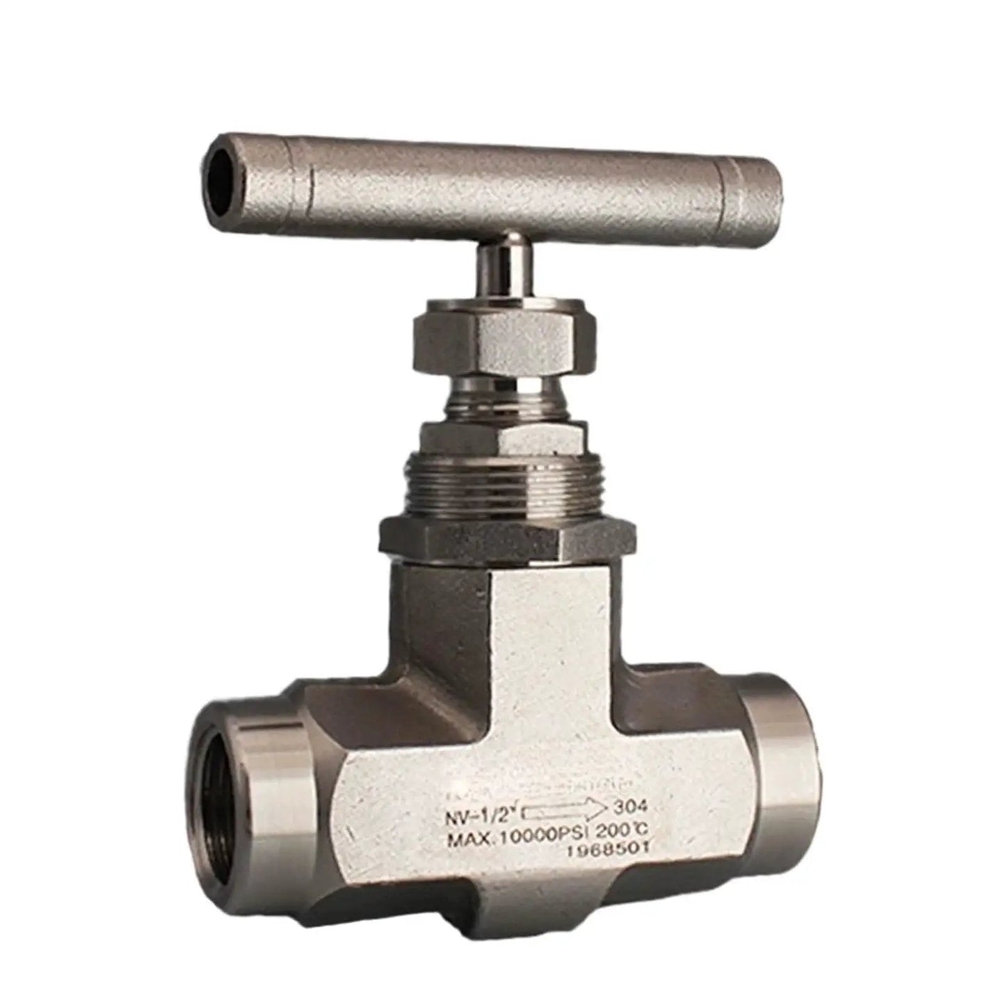 Stainless Steel Ultra High Pressure Needle Valve 316 Forged Needle Globe Valve 10000 Psi Panel Mount for Industrial Use