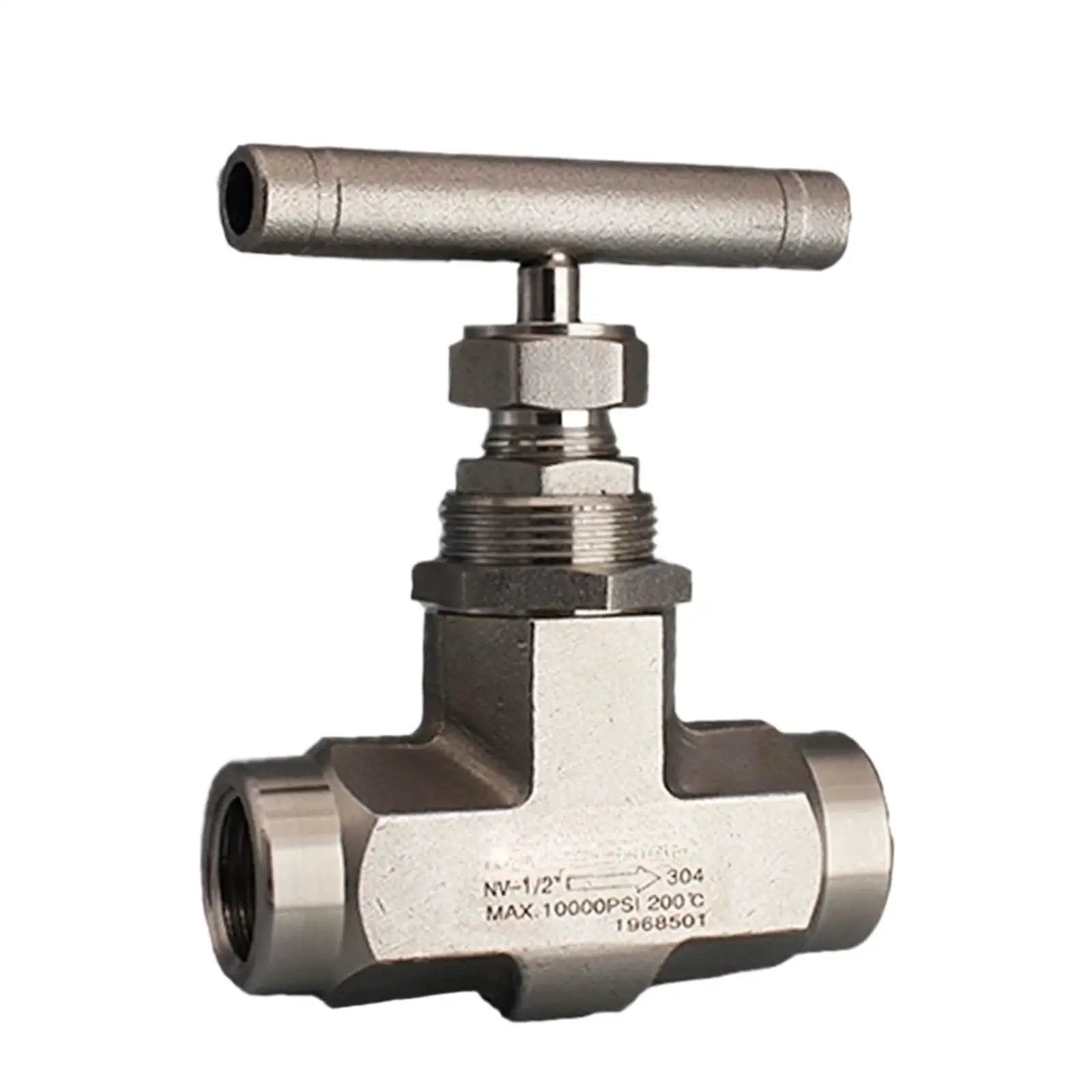 Stainless Steel Ultra High Pressure Needle Valve 316 Forged Needle Globe Valve 10000 Psi Panel Mount for Industrial Use