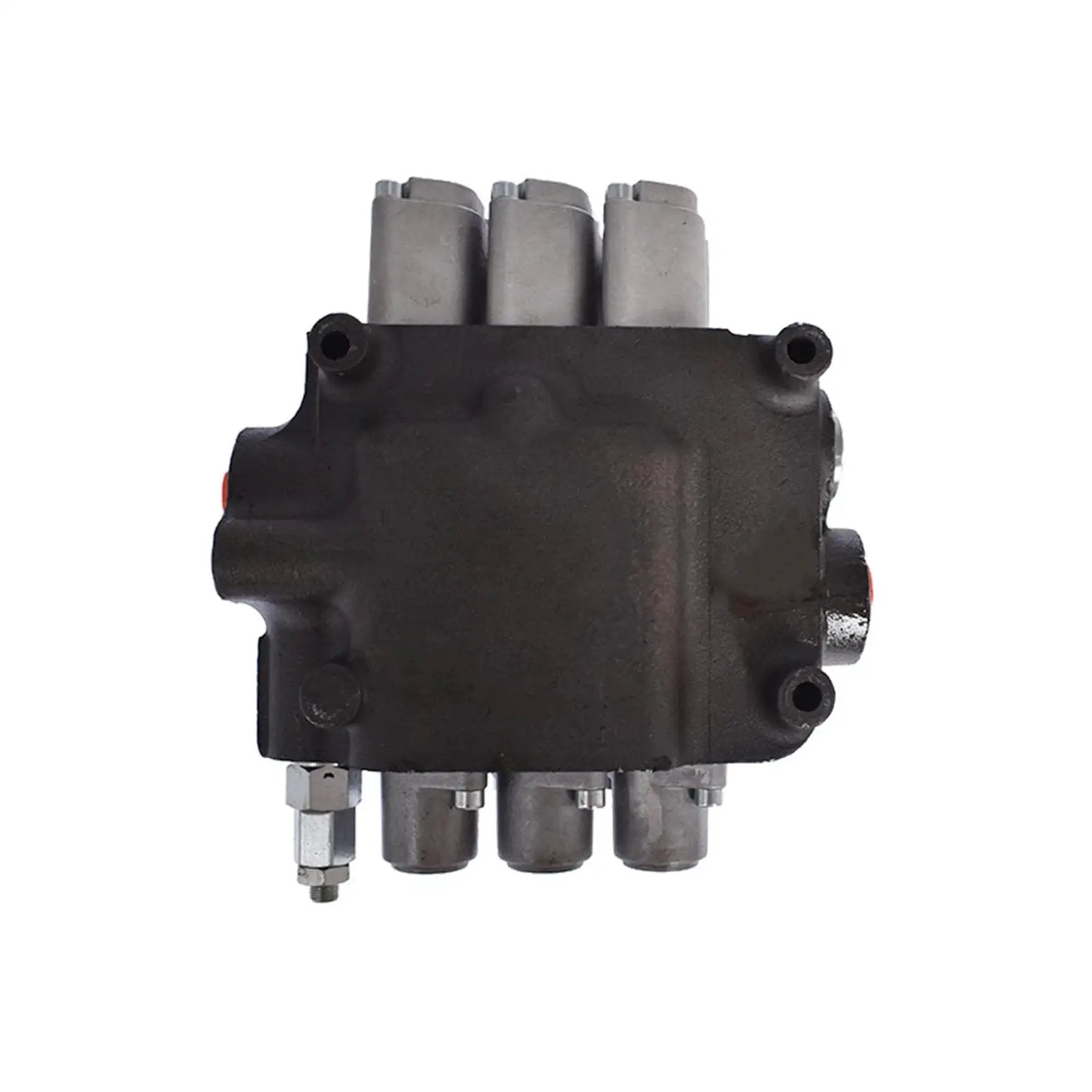 Three Spool Hydraulic Directional Control Valve For Loaders And Tractors With 21 GPM Flow And 3625 PSI Rating SAE Ports