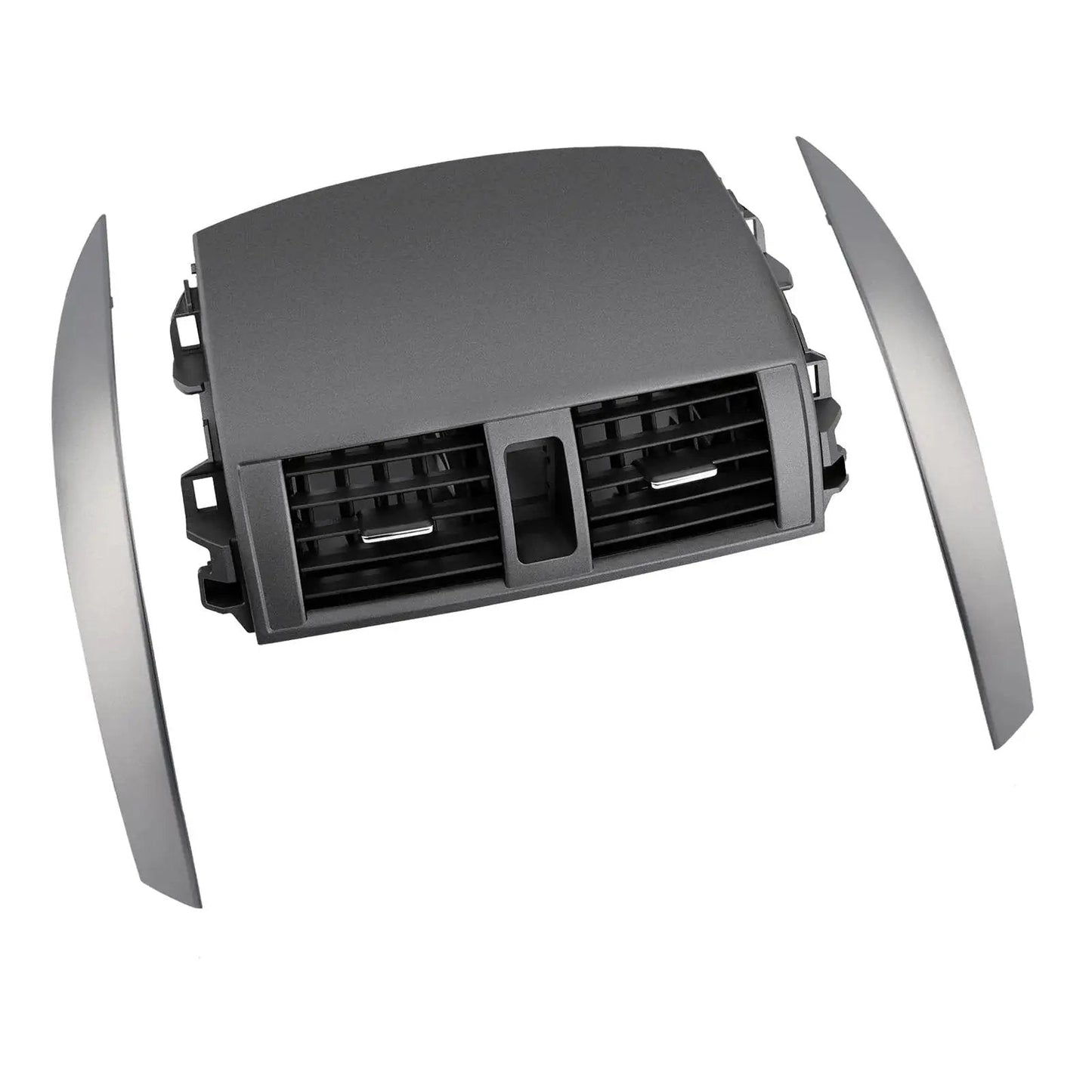 AC Dash Vent Cover For 2008 To 2013 Corolla Left And Right Gray Trim Pair on white background