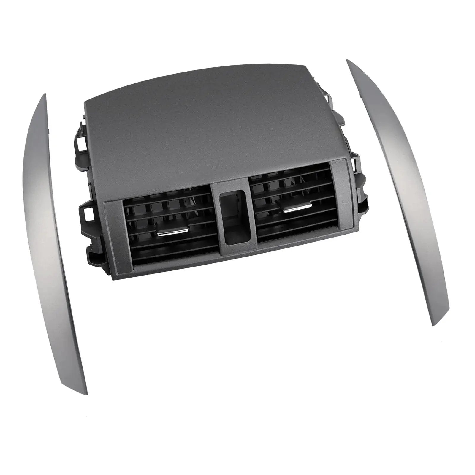 AC Dash Vent Cover For 2008 To 2013 Corolla Left And Right Gray Trim Pair on white background