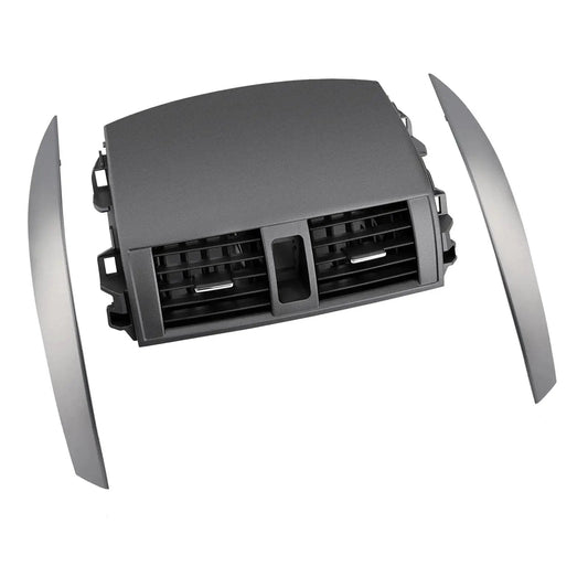 AC Dash Vent Cover For 2008 To 2013 Corolla Left And Right Gray Trim Pair on white background