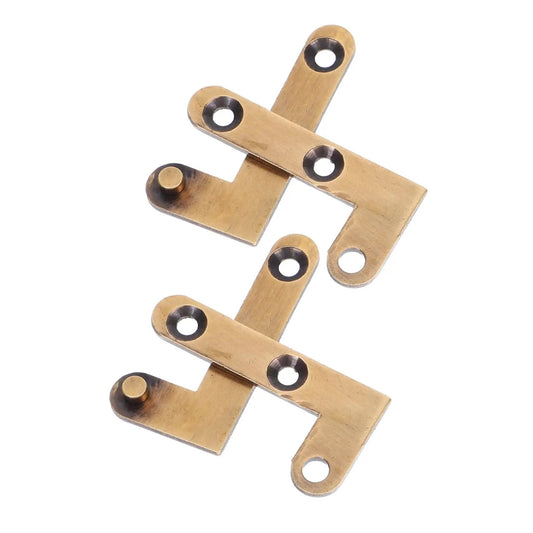 Heavy Duty Brass Pivot Hinge For Wood Doors With Silent Operation And Hidden Bookcase Door Hardware For Invisible Cabinet Hinges In Home And Office 2 Pack Galpada