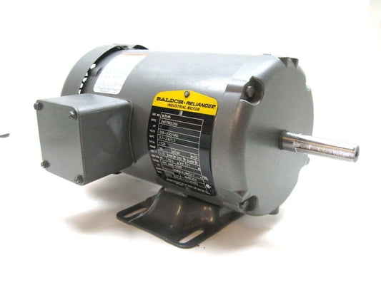 1 HP 3-Phase Electric Motor 1725 RPM TEFC 56 Frame 60 Hz Industrial AC Unit N-F1 Rotation 3426M sealed ball bearing ceramic-capable foot-mounted variable-speed single unit