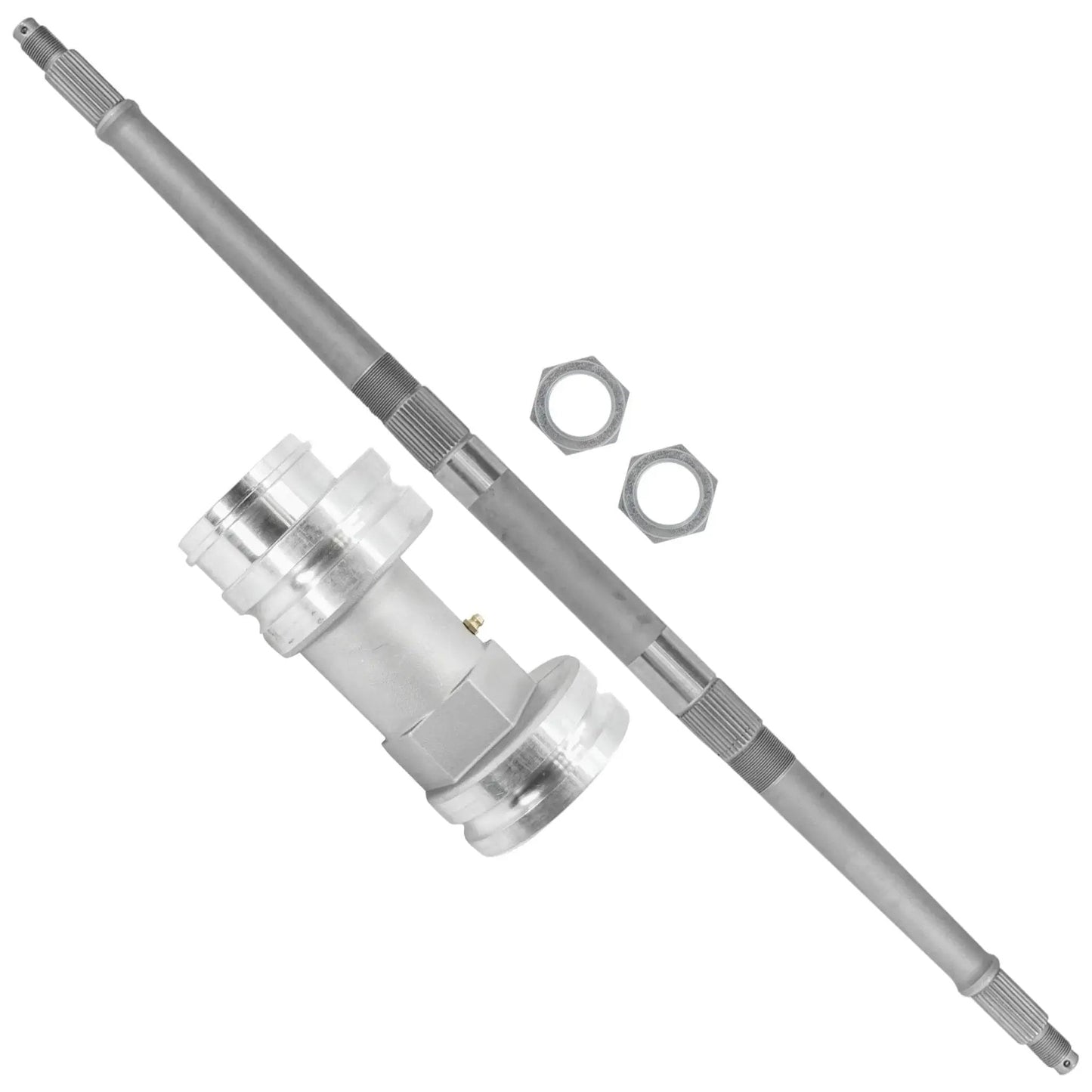 Rear Axle Shaft Bearing Housing Carrier Hub for Polaris ATV Replacement Fits Trail Boss 325 2000-2002 Includes Nuts