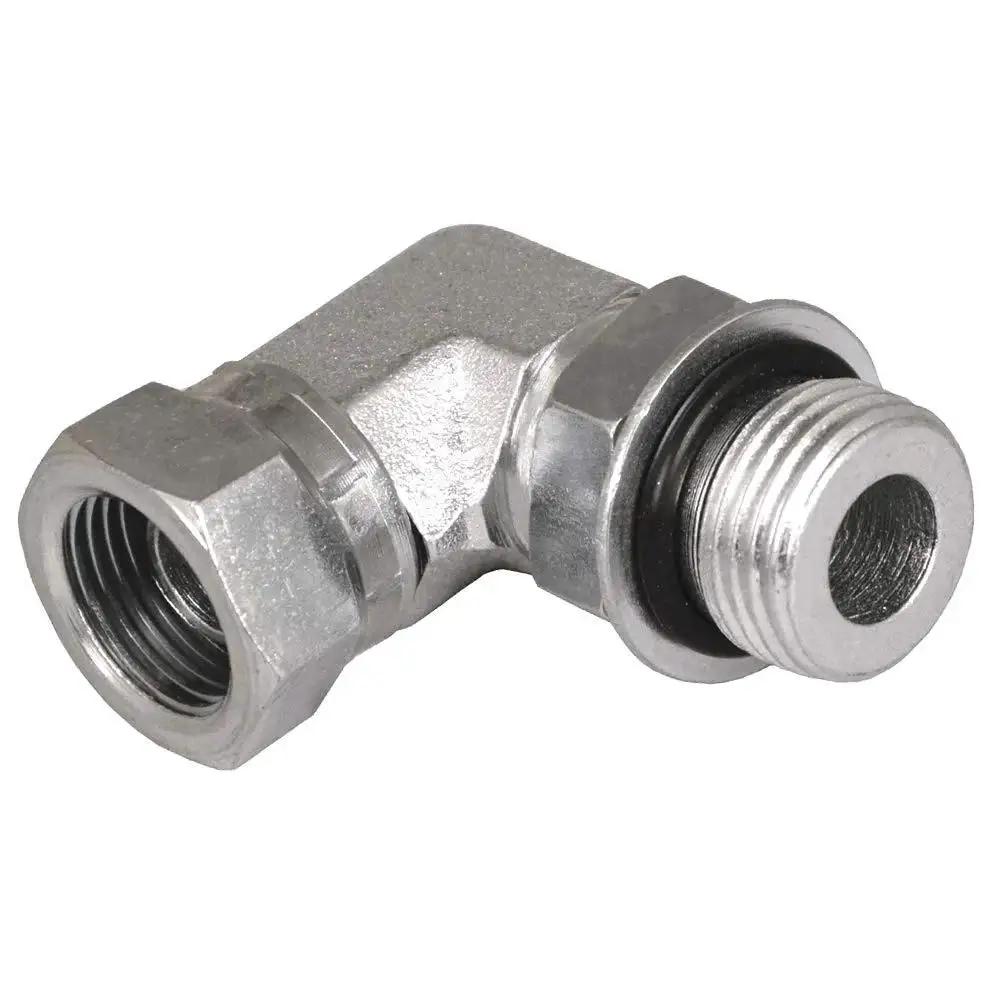 Heavy-Duty 1/2-Inch Male O-Ring Boss To 1/2-Inch Female Pipe Swivel 90 Degree Hydraulic Adapter For Industrial Systems Style 6901