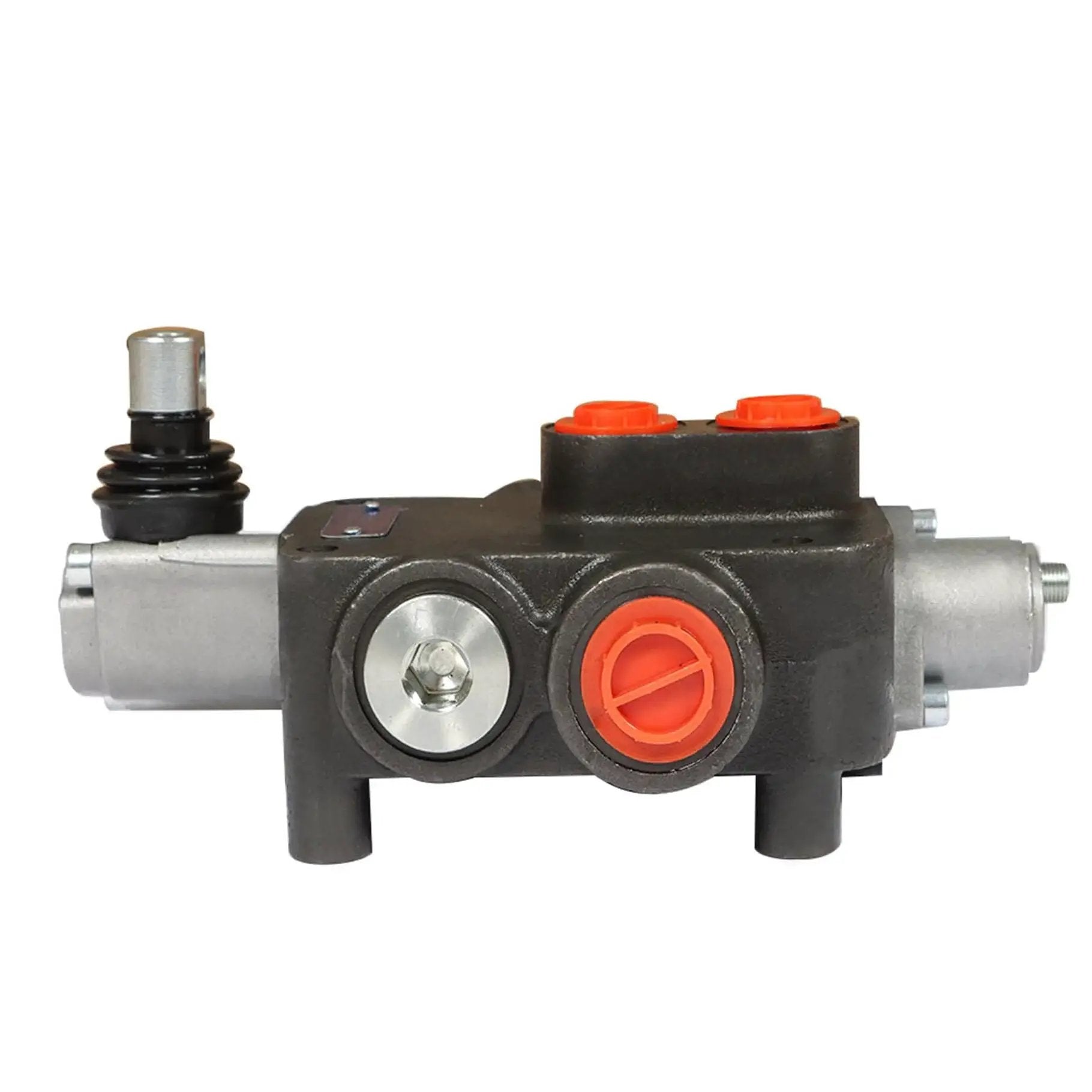 Hydraulic Control Valve With One Spool 21 GPM SAE Directional Valve 3600 PSI Cast Iron Body, side view