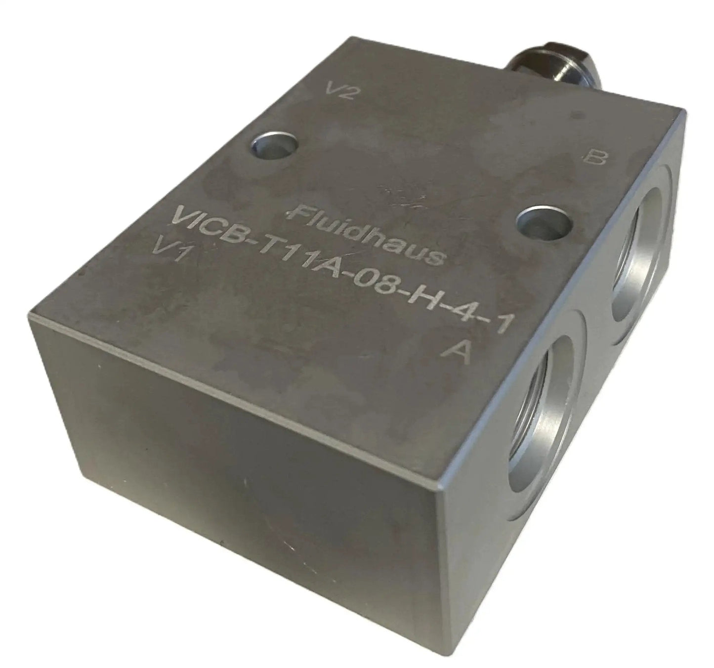 Inline Hydraulic Counterbalance Load Holding Valve With Body For Heavy Duty Lifts, 4 Ports, 15 GPM At 3000 PSI