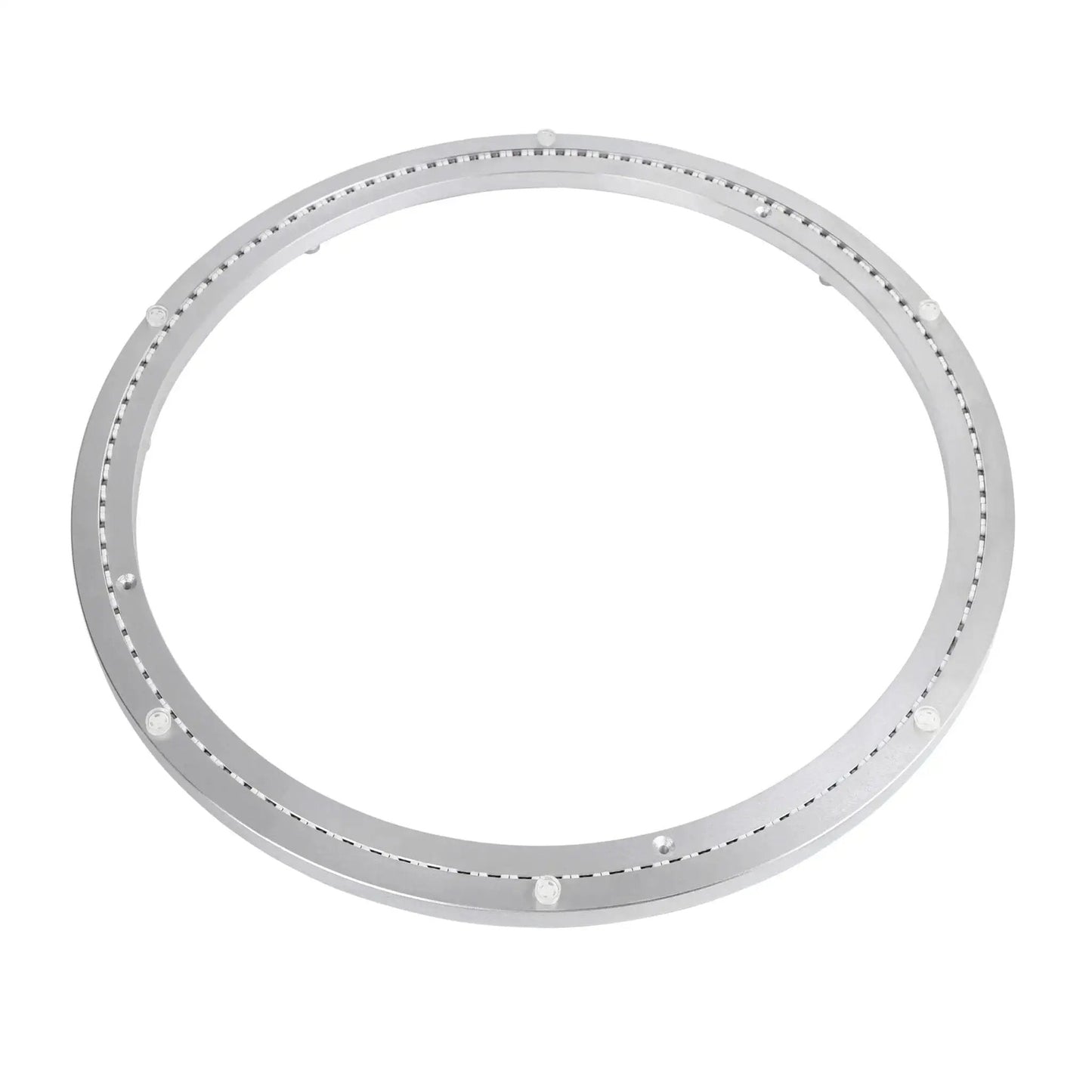 18 Inch Aluminum Alloy Lazy Susan Bearing Rotating Turntable With Non Slip Quiet Metal Bearing Swivel Plate for dining room, kitchen, workshop.