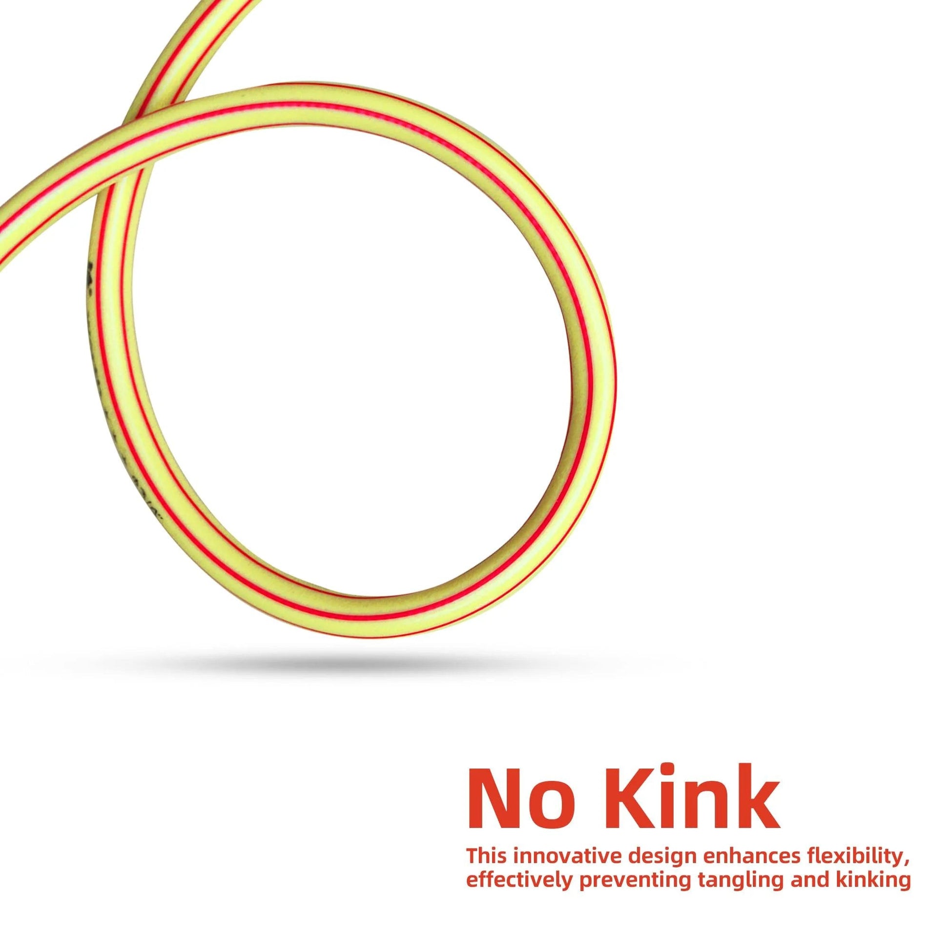 Heavy Duty Short Garden Hose Five Eighth Inch Diameter, Four Foot Length, Lightweight Flexible Water Pipe, kink-free loop design