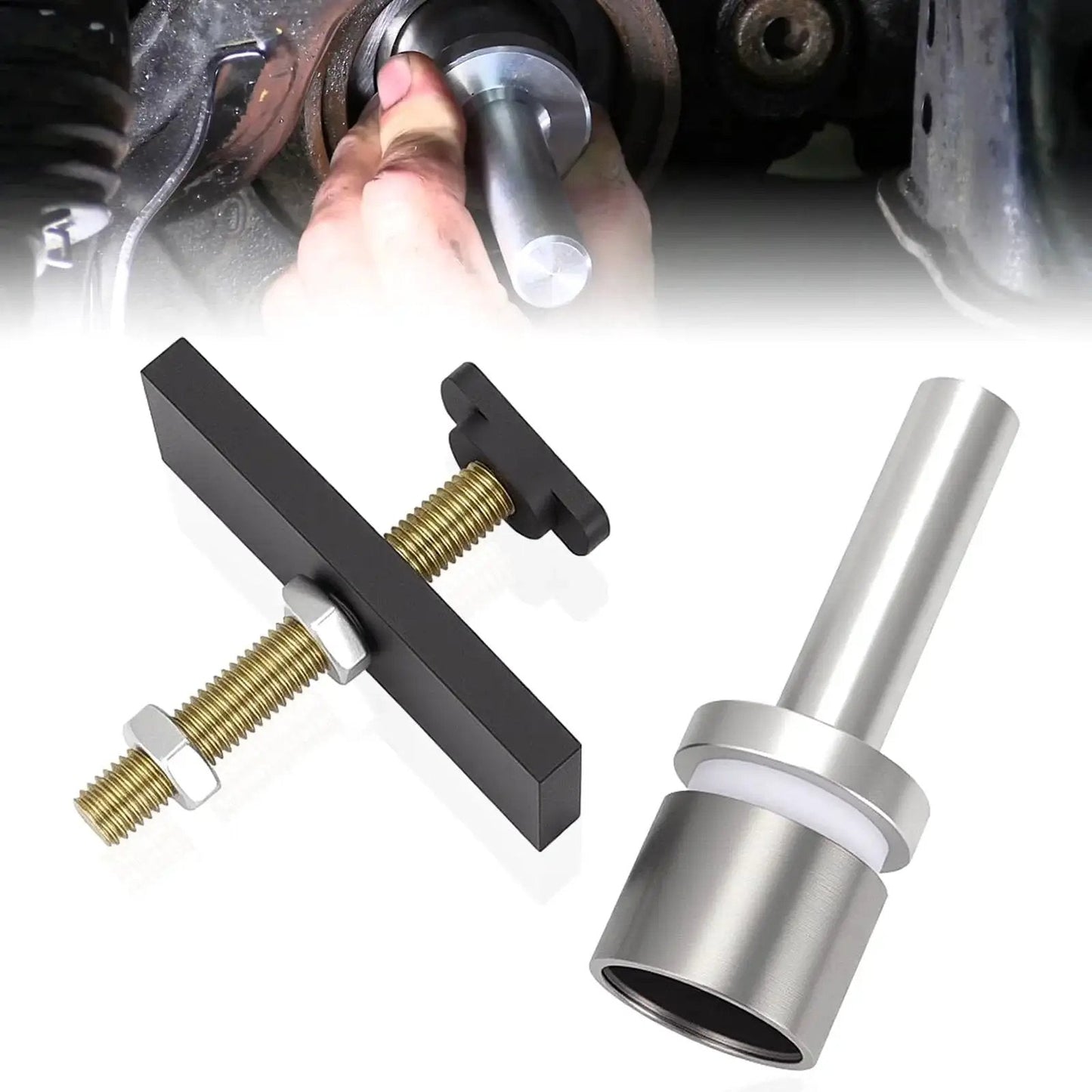 CV Axle Bearing Puller Tool Kit For Toyota 8 Inch Front Differential Tacoma 4Runner FJ Cruiser 2003 2018 Replace OE 18195