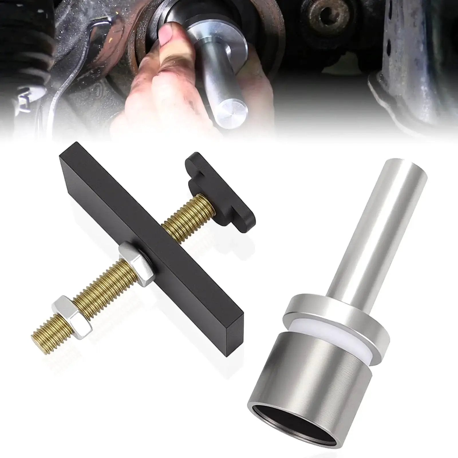 CV Axle Bearing Puller Tool Kit For Toyota 8 Inch Front Differential Tacoma 4Runner FJ Cruiser 2003 2018 Replace OE 18195