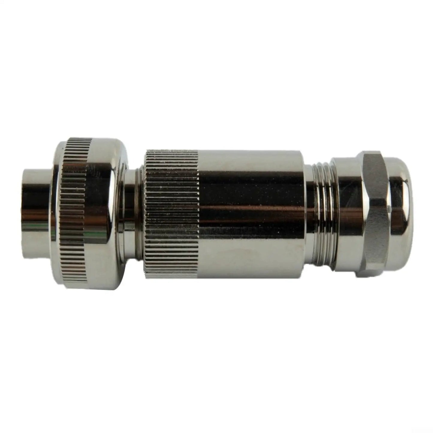 7-Pin Proportional Valve Connector for Hydraulic Valves, Full-Metal Housing, IP67 Sealed Female DIN EN 175201-804 Interface