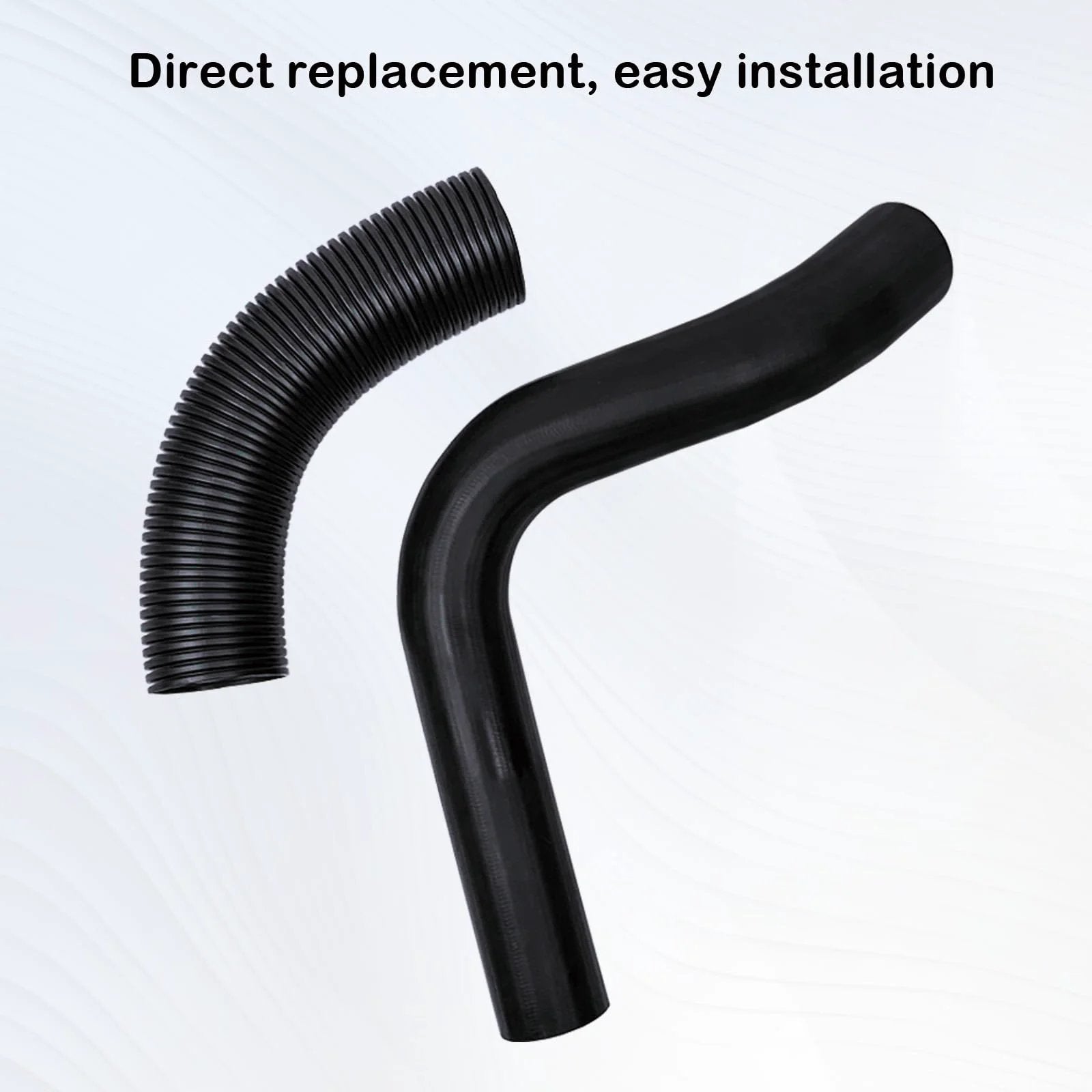 Engine Upper And Lower Radiator Coolant Hose Kit For Cadillac Escalade, Chevy Avalanche, Silverado, Suburban, Tahoe, GMC Sierra, Yukon Replacement 22827731 22827735 Premium Quality Rubber displayed separately