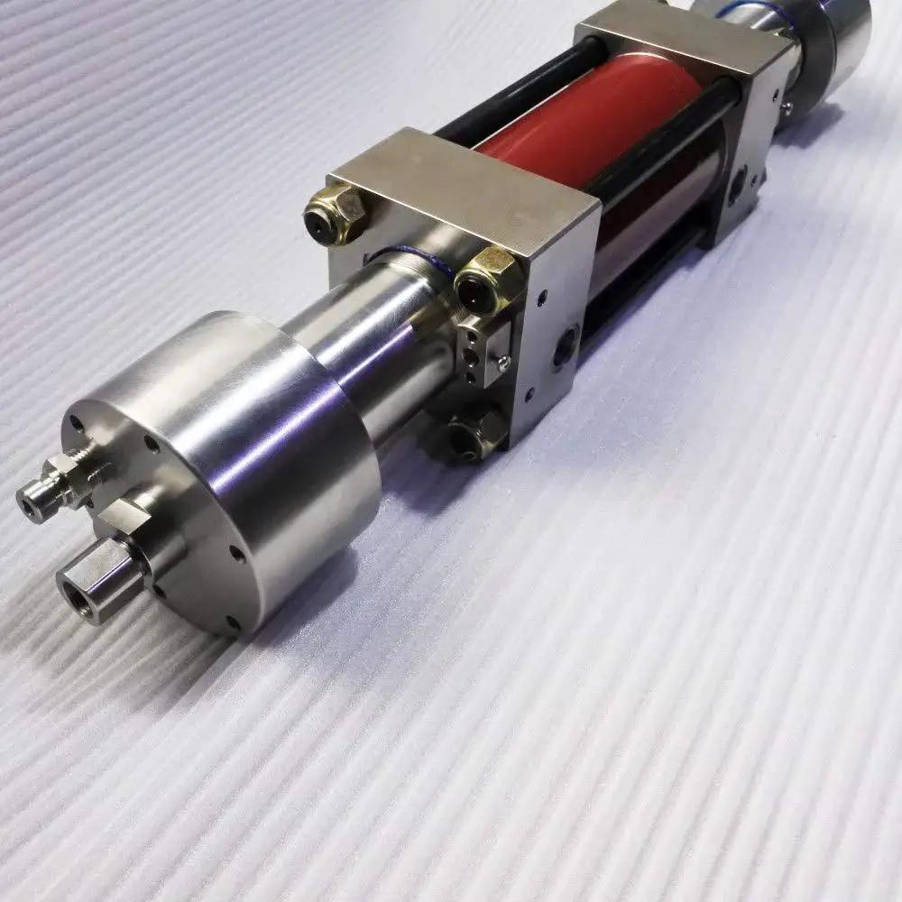 Red Stainless Steel Modern Waterjet Intensifier Pump 380Mpa High Pressure 60k Beefy Output Complete Intensifier Assemblies 0105583
