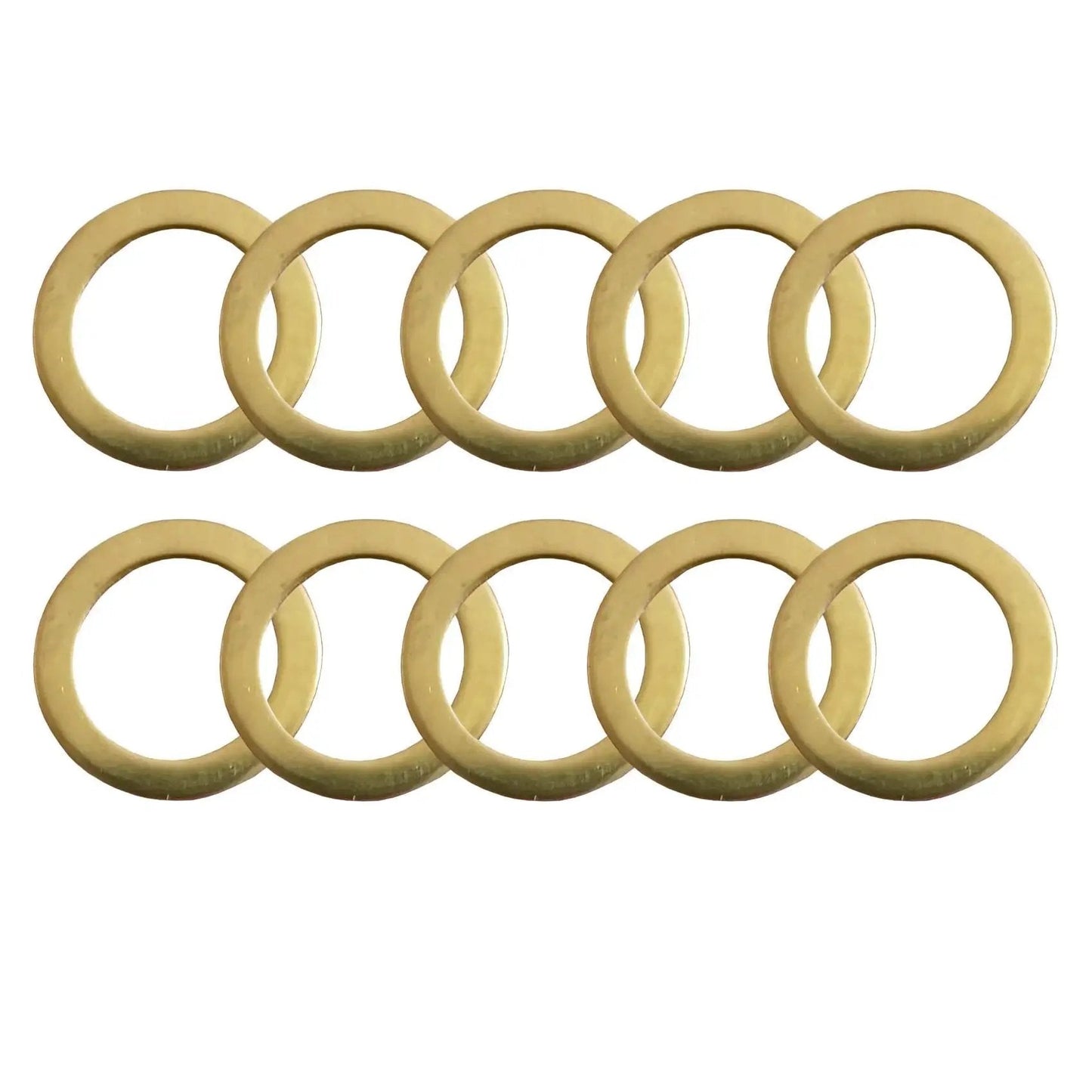 10 Pcs Saw Blade Bushings 7/8 To 5/8 Inch Brass Ring Adapters, 1.0mm Thick Reducers For Arbor Compatibility By ANTENGDATOOL