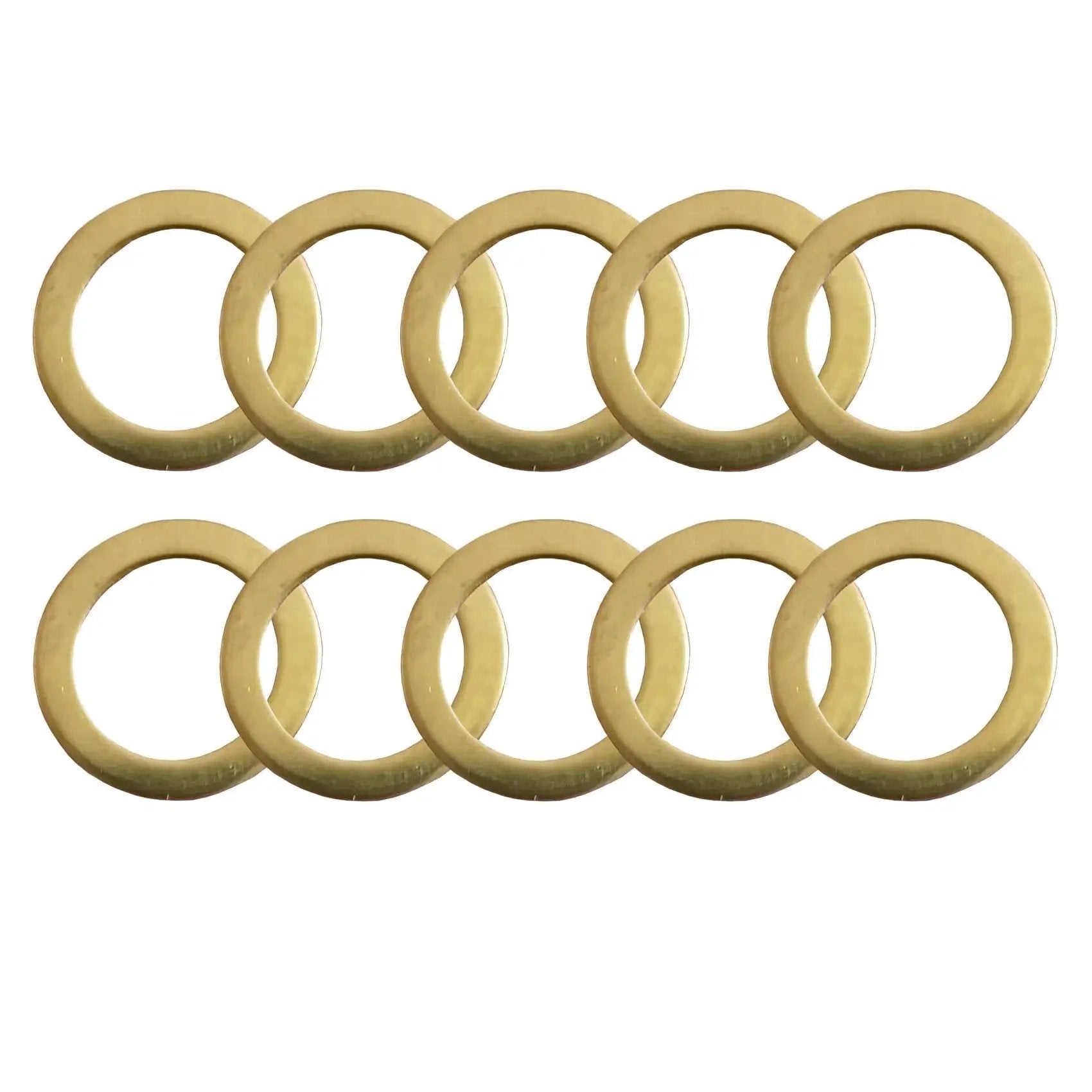10 Pcs Saw Blade Bushings 7/8 To 5/8 Inch Brass Ring Adapters, 1.0mm Thick Reducers For Arbor Compatibility By ANTENGDATOOL