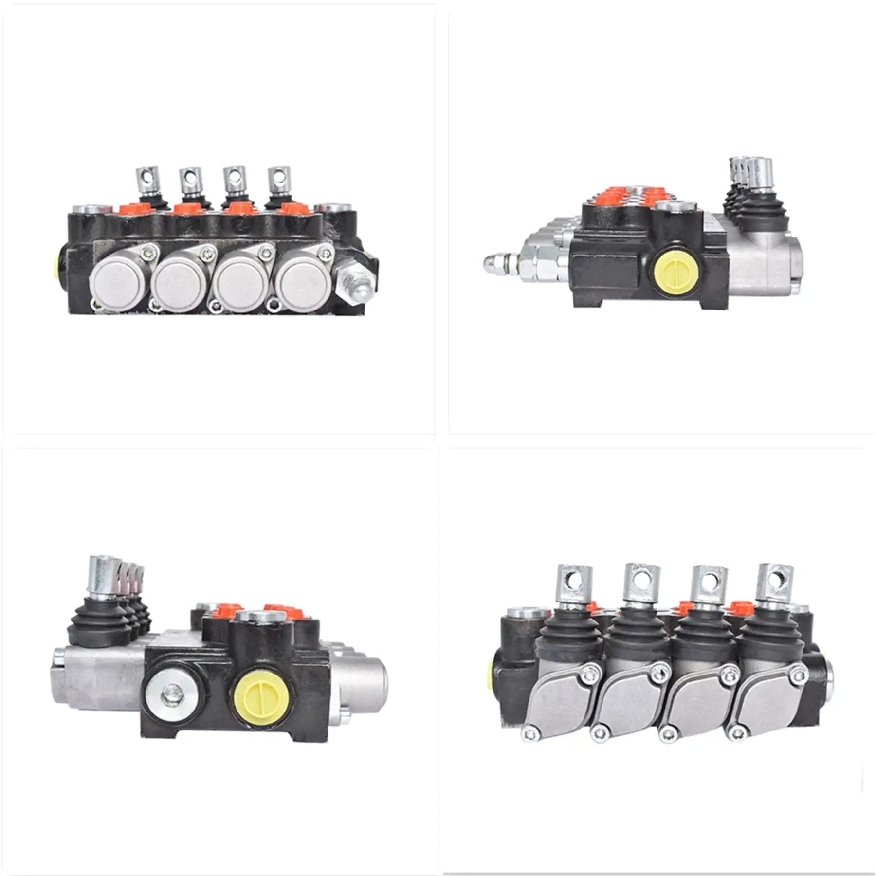 High Efficiency Hydraulic Directional Control Valve Double Acting With Spring Return 11 GPM Flow SAE Ports