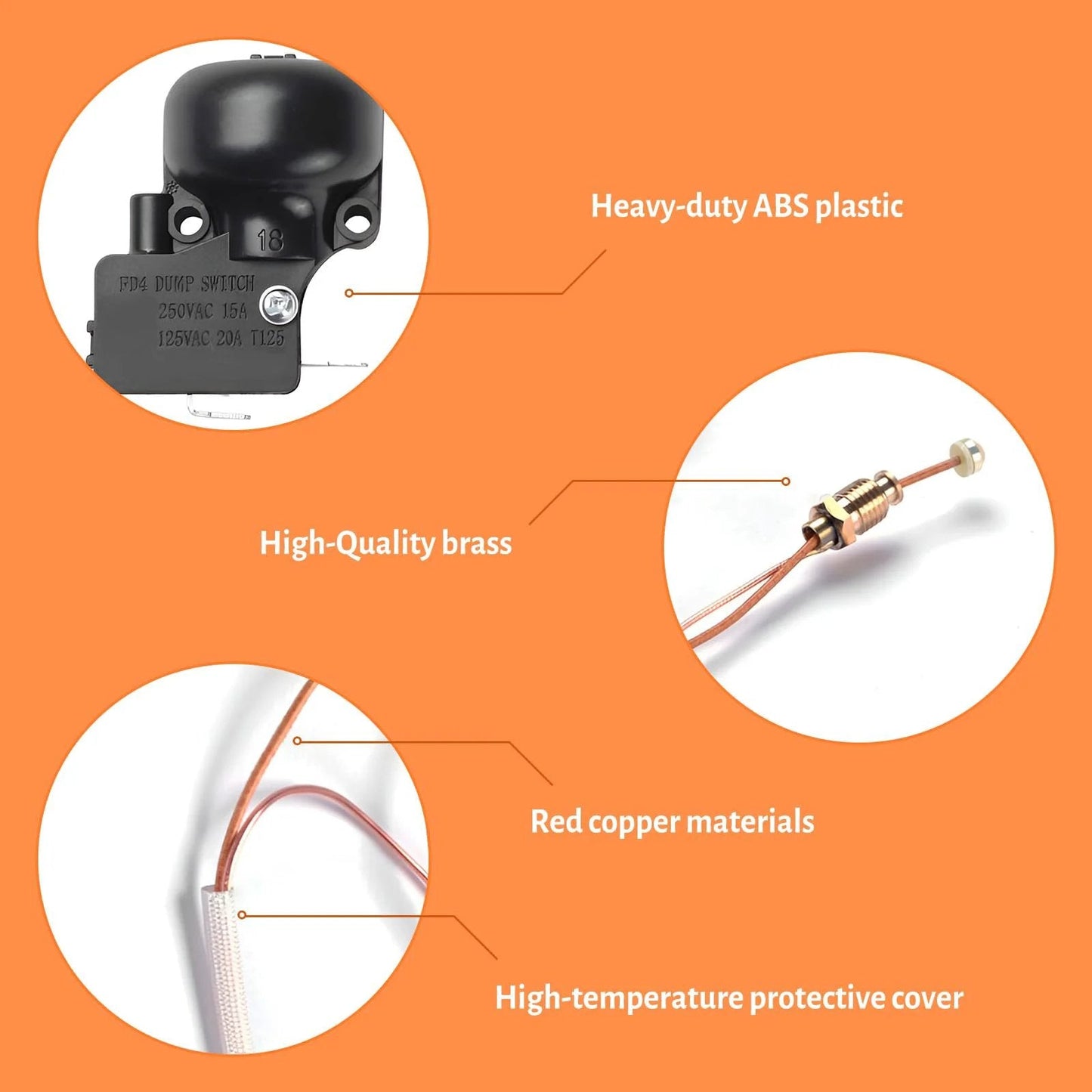 Thermocouple And Tilt Switch Safety Sensor Kit For Propane Patio Heaters Must Have Thirteen Point Eight Inch Long Replacement Parts
