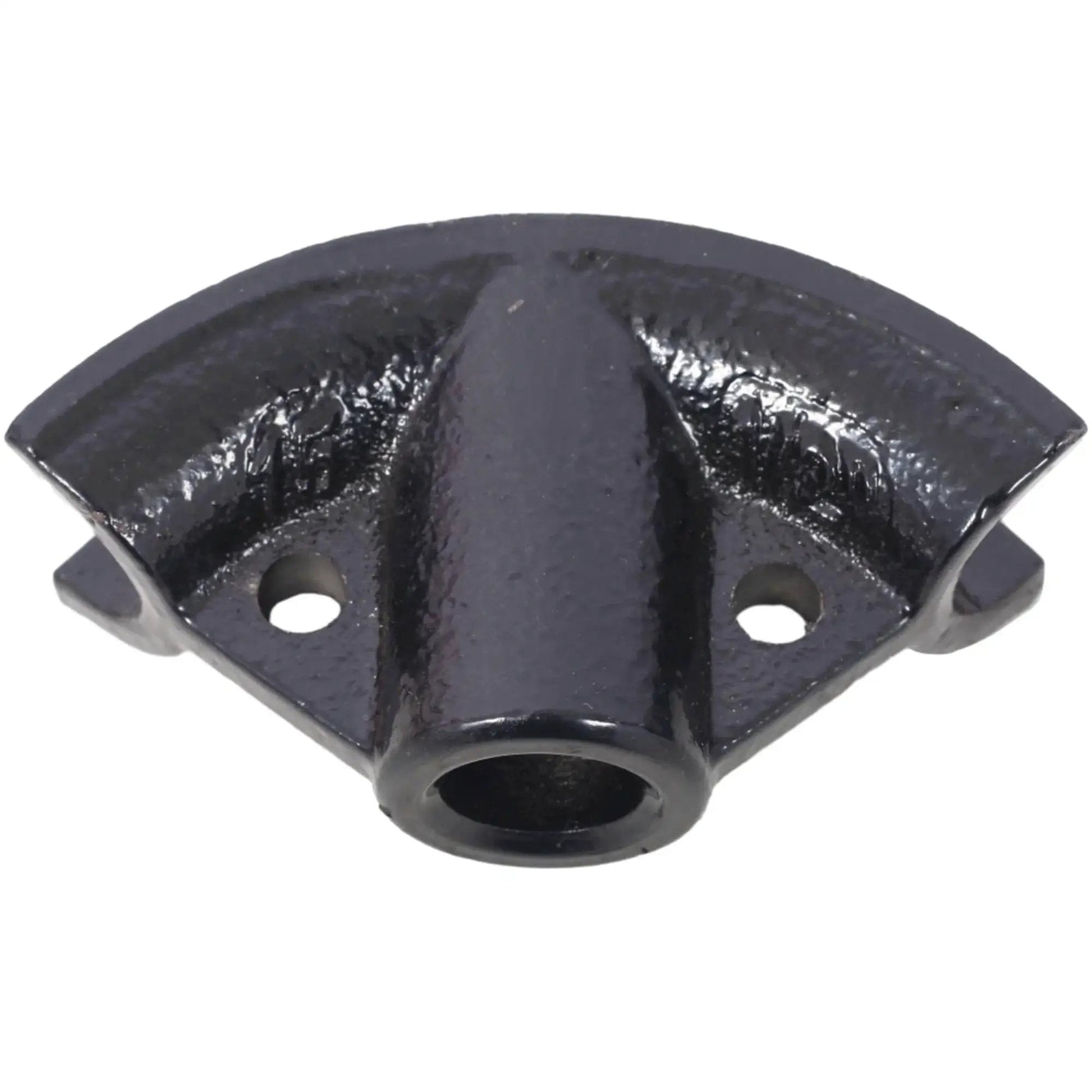 Close-up of die for 16 Ton Manual Hydraulic Pipe Bender with Eight Dies for One Half to Three Inch Pipes, gray steel