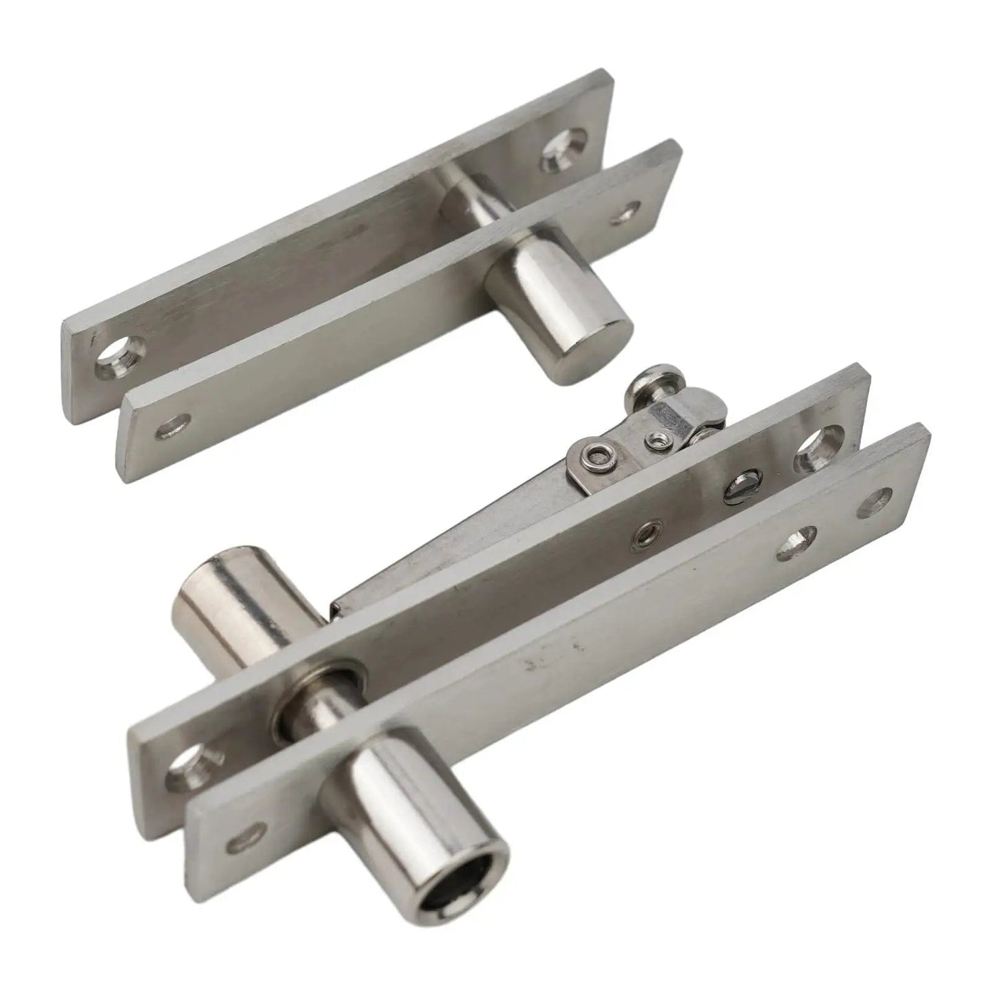 Top And Bottom Secret Door Hinge Set Stainless Steel Pivot Swing Door Hardware For Bedroom And Living Room, Hidden Door System