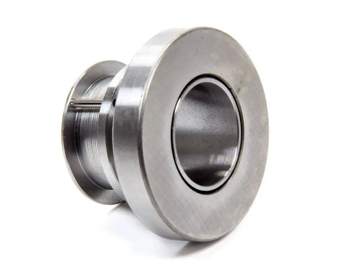 Side view of 16515 Adjustable Ford Mechanical Throwout Bearing For Clutch Release in metal, highlighting its cylindrical design.