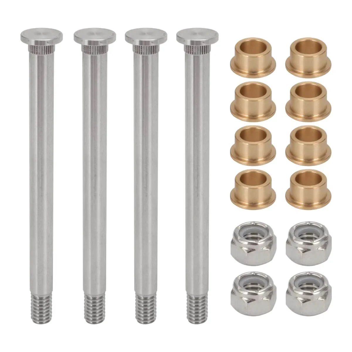 Door Hinge Pin And Bushing Repair Kit For Ford F150 F250 F350 1973 1979 And Bronco 1978 1979 Stainless Steel CNC Machined Set